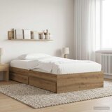  Okvir kreveta s pohranom s ladicama Hrast artisan 80 x 200 cm | shoptok.hr