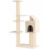  Mačje drvo s sisalnim postoljima za grebanje Krem 183 cm | shoptok.hr