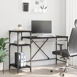  Stol Crni hrast 135 x 50 x 90 cm Konstruirano drvo | shoptok.hr