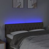  LED uzglavlje smeđesivo 160 x 7 x 78/88 cm od tkanine | Eponuda.ba