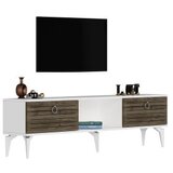 Hanah home tv polica arona white walnut