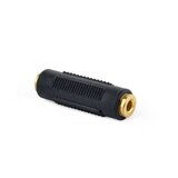 Audio adapter spojnik 3,5mm female stereo to 3,5mm female stereo, GEMBIRD A-3.5FF-01, black | Eponuda.ba