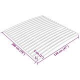vidaXL Podnica za krevet sa 17 letvica 120 x 200 cm | shoptok.hr
