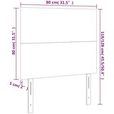  Uzglavlje tamnoplavo 80x5x118/128 cm baršunasto | shoptok.hr