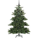 vidaXL Umjetno božićno drvce s nogom with LEDs s stalakom 150cm PVC | shoptok.hr