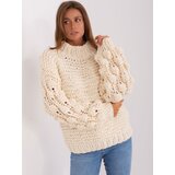 Wool Fashion Italia Sweater-AT-SW-2382.97P-light beige | Shoptok.si