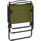 vidaXL Stolice za kampiranje 2 kom zelene 54x55x78 cm tkanina Oxford | shoptok.hr