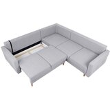 MID.YOU KOTNA SEDEŽNA GARNITURA, svetlo siva | Shoptok.si