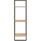  Zidna polica s 3 razine Boja hrasta 30x25x100 cm drvena | Eponuda.com