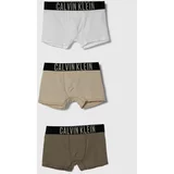 Calvin Klein Underwear Otroške boksarice 3-pack bež barva