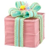Festa Glossy, novogodišnja dekoracija, poklon, pastel roze, pliš, 15 X 15 X 17cm | ePonuda.com