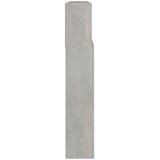  Uzglavlje s ormarićem siva boja betona 220 x 19 x 103,5 cm | shoptok.hr