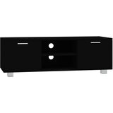 Maison Chic TV omarica - TV enota - Televizijska omarica črna 120x40,5x35 cm inženirski les, (21702321) | Shoptok.si