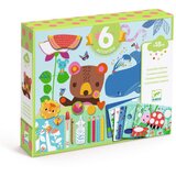 Djeco Velik umetniški set – Miška in njeni prijatelji | Shoptok.si