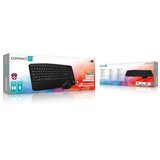 Connect IT CKM-6010-CS - Ergonomska bežična tastatura i miš crne boje | Eponuda.com