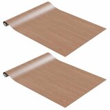  Samoljepljive folije za namještaj 2 kom smeđe 500 x 90 cm PVC | Eponuda.com