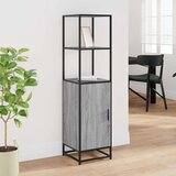 vidaXL Visoka ploča siva Sonoma Konstruirano drvo i metal | shoptok.hr