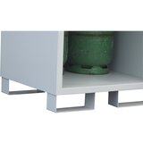 eurokraft basic Omara za plinske jeklenke, 1 vrata, VxŠxG 1550 x 680 x 680 mm | Shoptok.si