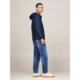 Tommy Jeans Prehodna jakna 'Chicago ' mornarska / rdeča / bela | Shoptok.si