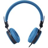 Streetz H300 Slušalice s mikrofonom, sklopive, 3,5 mm priključak, 1 tipka daljinski, 1,5 m, plave | shoptok.hr