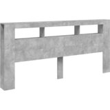  LED uzglavlje siva boja betona 220x18,5x103,5 cm | Eponuda.com