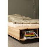 Karup Design Zakonska postelja iz masivnega bora z letvenim dnom 180x200 cm v naravni barvi Merge – | Shoptok.si