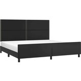  Okvir za krevet s uzglavljem crni 200x200 cm od umjetne kože | shoptok.hr