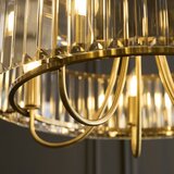 Endon 119610 - Luster na lancu VISCONTI 5xE14/6W/230V mesing | Eponuda.com