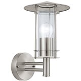 Eglo lisio spoljna zidna lampa/1, e27, inox/staklo | Eponuda.com