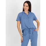 Sublevel Blouse-D73761M11063B-blue | Shoptok.si