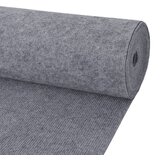 vidaXL Razstavna preproga rebrasta 1,2x10 m siva Cene