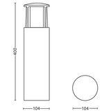 Philips 16466/93/16 - LED spoljašnja lampa MYGARDEN STOCK LED/6W/230V IP44 | Eponuda.com