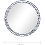 Zidno ogledalo od kaljenog stakla 40 cm | Eponuda.com
