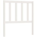  Uzglavlje za krevet bijelo 106 x 4 x 100 cm od masivne borovine | shoptok.hr