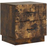  Noćni ormar s ladicama Dimljeni hrast 43 x 34 5 x 44 5 cm - Dimljeni hrast 1 | shoptok.hr