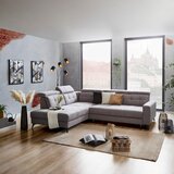 Premium Living sedežna garnitura barletta, siva, ležišče, predal | Shoptok.si
