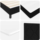Box spring krevet s madracem Crna 80 x 200 cm tkanina | shoptok.hr