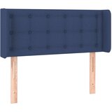  Vzglavje z ušesi modro 83x16x78/88 cm blago, (20954462) | Shoptok.si