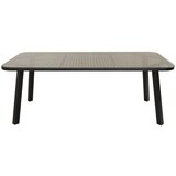 Venture Home Paola pravokutni vrtni blagovaonski stol 200 × 100 cm, crni | shoptok.hr