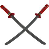 Ninja Warrior Set Mask Swords Daggers Red Decorations | shoptok.hr