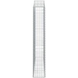  Lučne gabionske košare 4 kom 200x30x180/200cm pocinčano željezo | shoptok.hr
