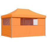 Šator za svadbe - šator za zabave Narančasta 292 x 440 x 315 cm Oxford tkanina - Narančasta s 4 bočna zida Da | shoptok.hr