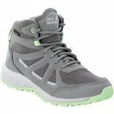 Jack Wolfskin Ženske outdoor cipele Woodland 2 Texapore Mid W Dark Grey/Light Green 37,5