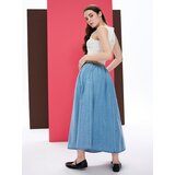 Sinsay Midi suknja od trapera s pojasom | shoptok.hr