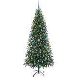 vidaXL Umestno božično drevo med 300 LED Zelena 180 cm PE in PVC | Shoptok.si
