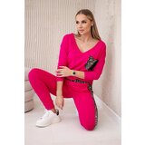 Kesi Set with a fuchsia motif of a panther Cijene