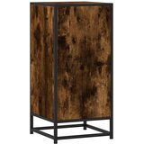  Komoda boja hrasta 35,5x35x76 cm konstruirano drvo i metal | shoptok.hr