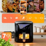 Berdsen BD-652 friteza na vrući zrak 5 L, 1500 W &amp;ndash; crno-srebrna Slike