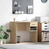  Stol s ladicama Sonoma hrast 90 x 49 x 75 cm Konstruirano drvo | shoptok.hr