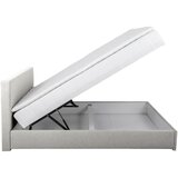 CARRYHOME POSTELJA Z VZMETNICO 140 cm x 200 cm , tekstil ekru | Shoptok.si